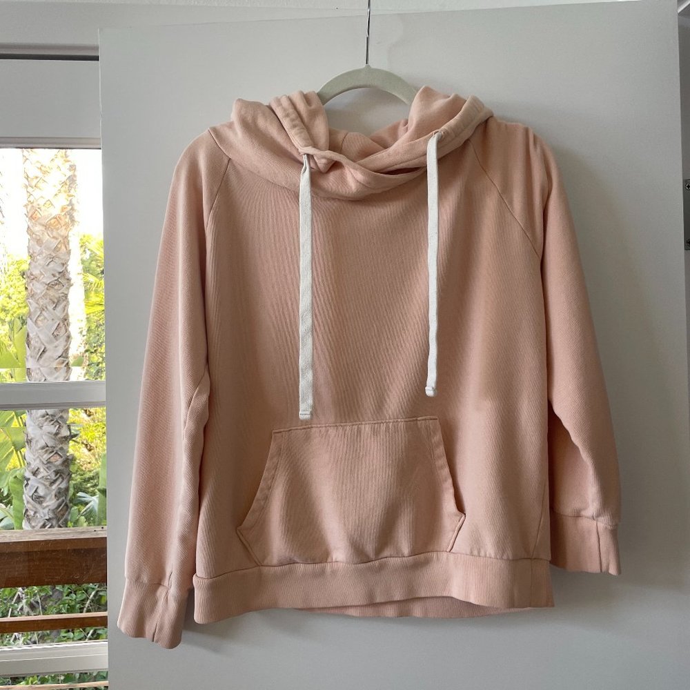 Gap Hoodie Sweatshirt in Light Pink, Size Small